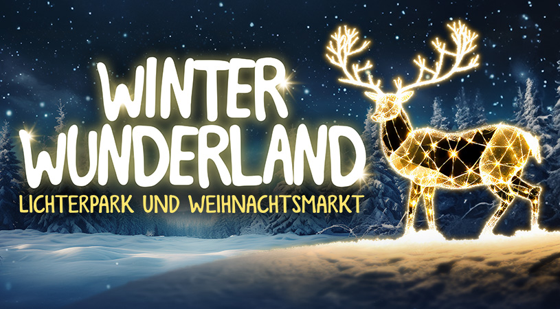 Ein Weihnachtstraum aus 500.000 Lichtern: Das WINTERWUNDERLAND kommt!