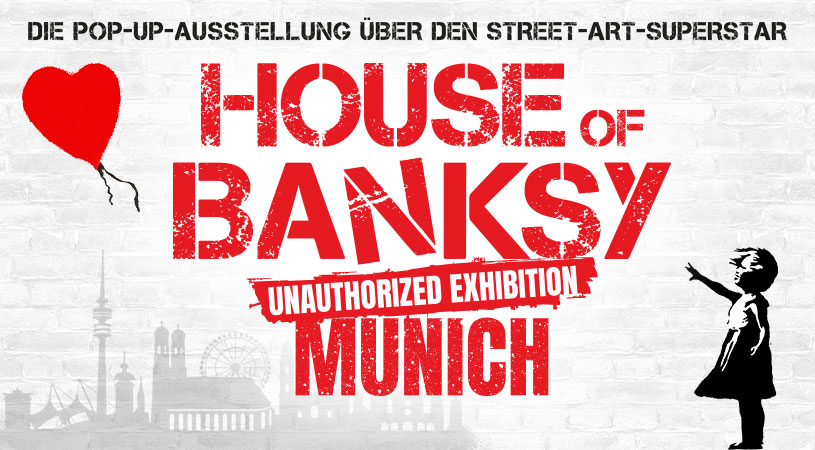 Letzte Verlängerung: Banksy bleibt bis 27. April in München!